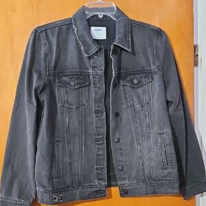Old Navy Charcoal Denim Jacket